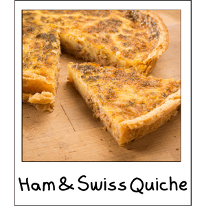 Ham & Swiss Quiche