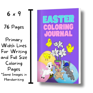 easter coloring journal