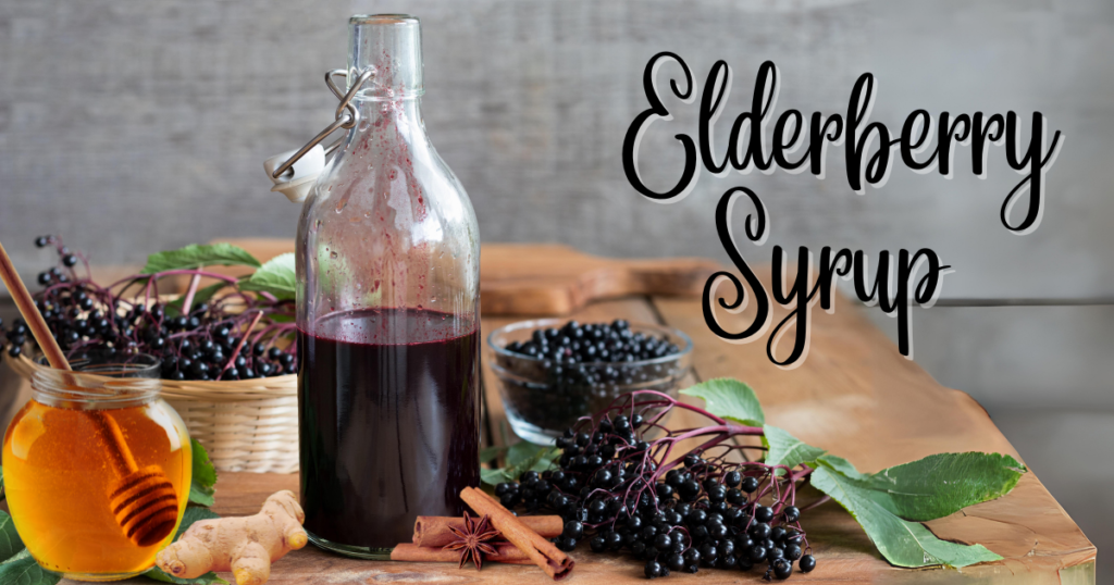 Homemade Elderberry syrup