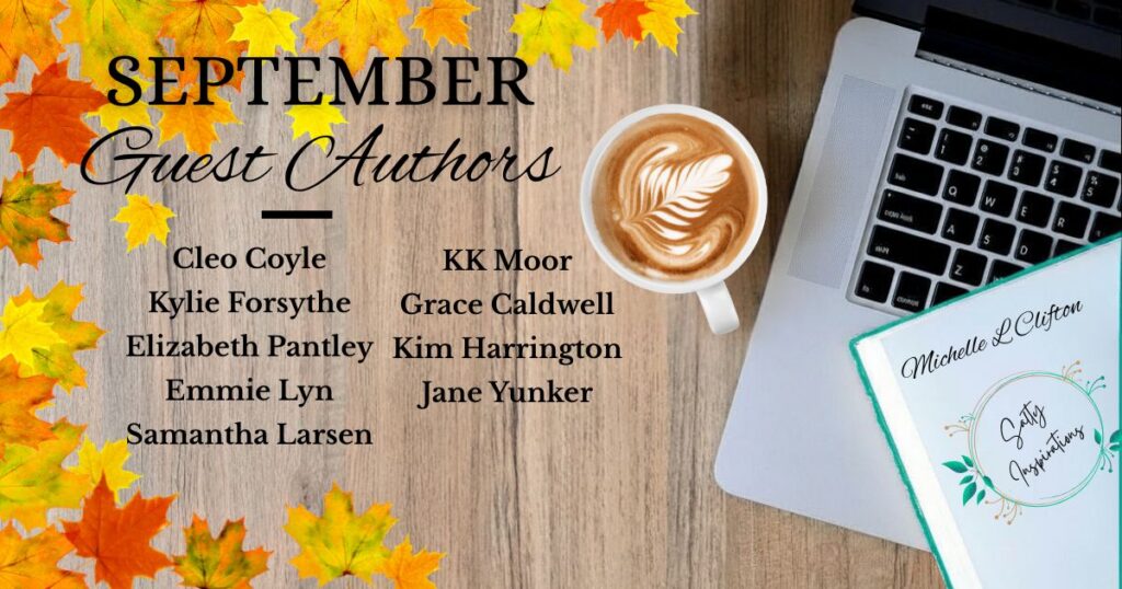 September visiting authors roundup featuring cozy mystery authors and books at Salty Inspirations