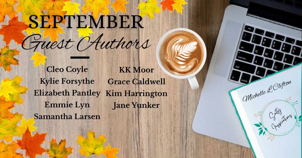 September visiting authors roundup featuring cozy mystery authors and books at Salty Inspirations